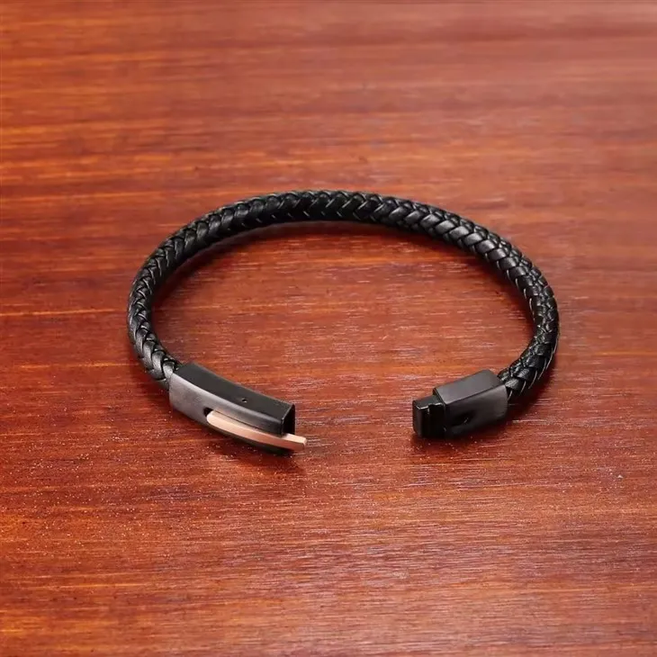 Custom Engraved Genuine Leather Wrap Bracelet Men Custom Engraved Genuine Leather Wrap Bracelet Men